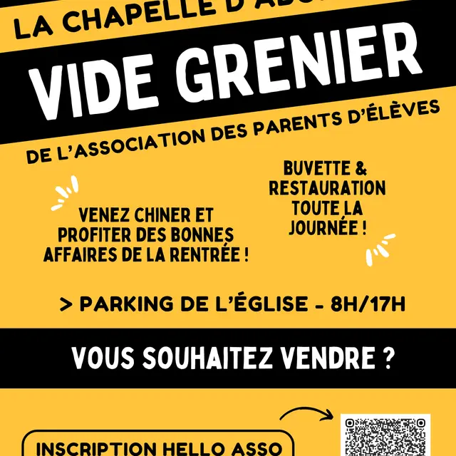 Vide grenier de l'Association des Parents d'Elèves_La Chapelle-d'Abondance