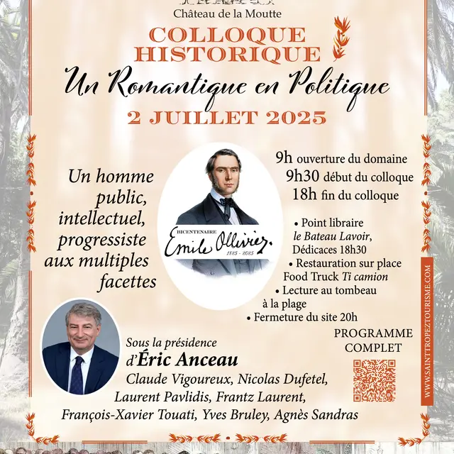 Colloque Historique - Émile Ollivier : Un Romantique en Politique_Saint-Tropez