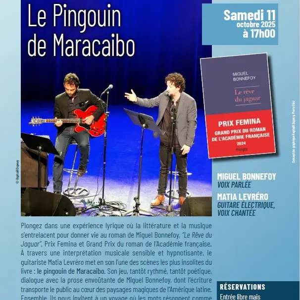 Lecture Musicale Le Pingouin de Maracaibo_Le Lavandou