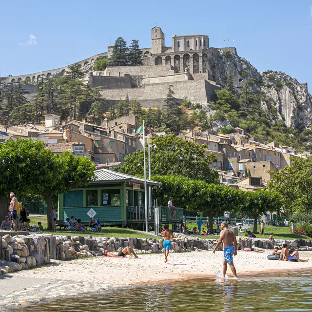 Plan d'eau des Marres à Sisteron