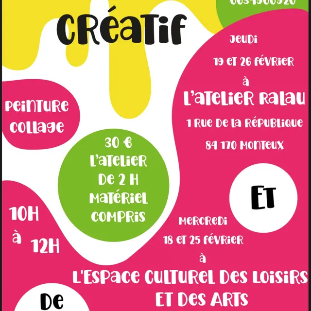 Atelier créatif avec RALAU_Monteux