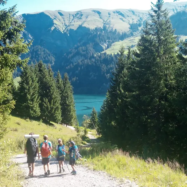 Randonnée en famille