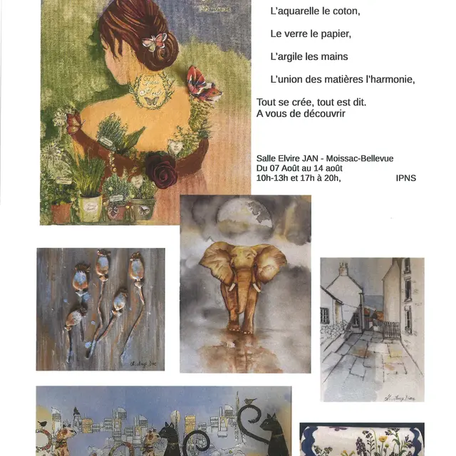 Exposition  Ange Diaz_Moissac-Bellevue