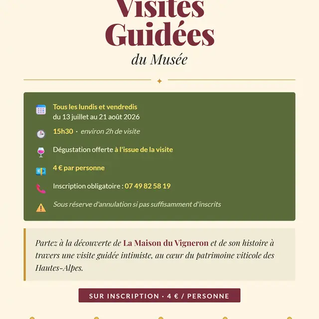 Visite de la Maison du Vigneron_Remollon