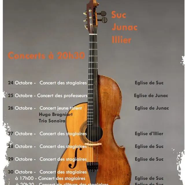 Concerts XXXIIème Académie Internationale de Musique en Ariège_Illier-et-Laramade