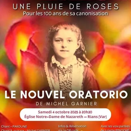 Concert : Thérèse, une pluie de roses - Oratorio_Rians