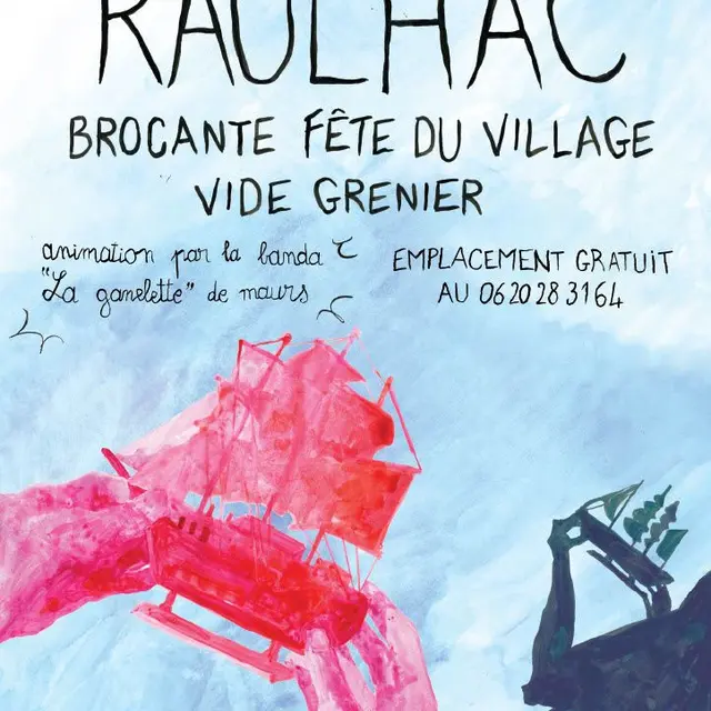 Brocante, fête du village et vide grenier_Raulhac