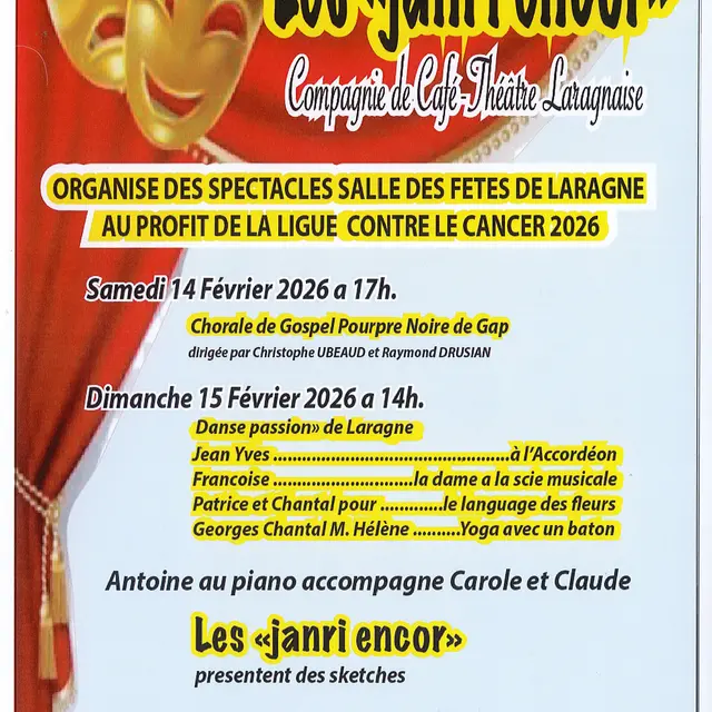 Concert de chorale au profit de la Ligue Contre le Cancer_Laragne-Montéglin
