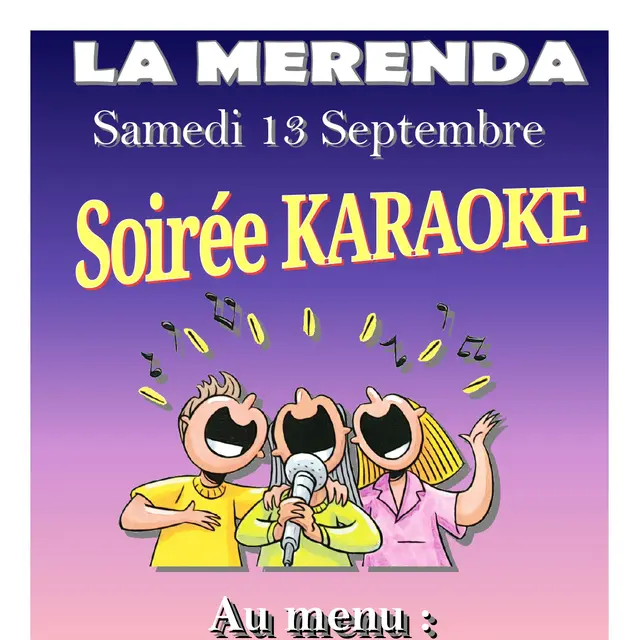 Soirée Karaoké à la Merenda_Belvédère