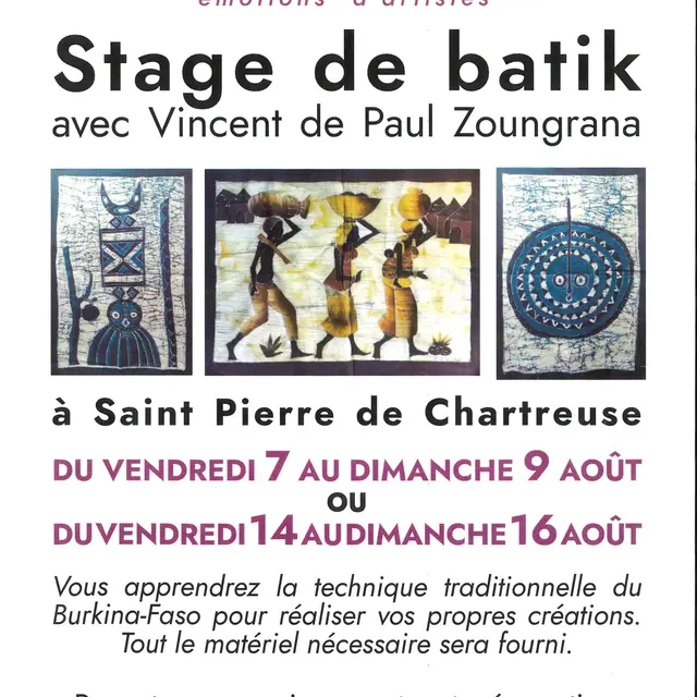 Stage de batik_Saint-Pierre-de-Chartreuse