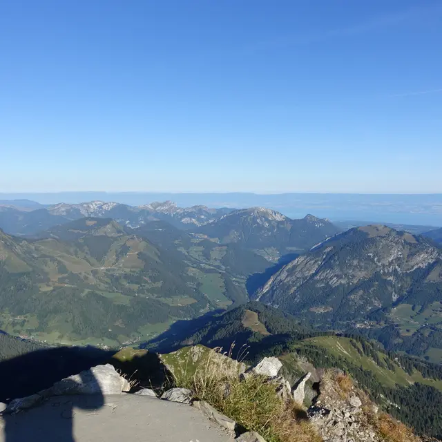 Au sommet du Mont de Grange