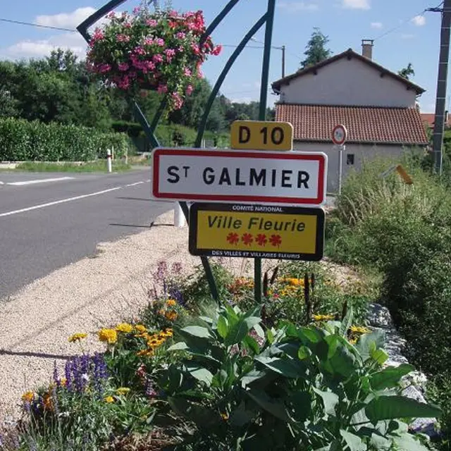 Saint-Galmier fleuri