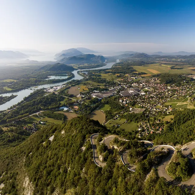 Journée cyclo du Grand Colombier : juillet_Culoz-Béon