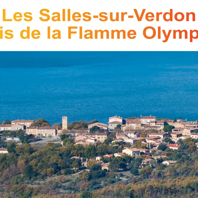 Relais de la flamme Olympique -Les Salles-sur-Verdon