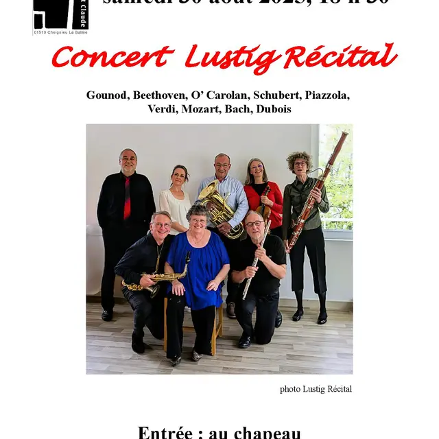 Concert de la formation Lustig Récital_Cheignieu-la-Balme