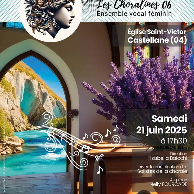 Concert Les Choralines 06 - Ensemble vocal féminin_Castellane