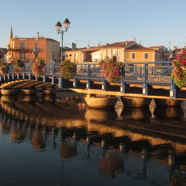 Ponts bleus de la passe Nord_Martigues