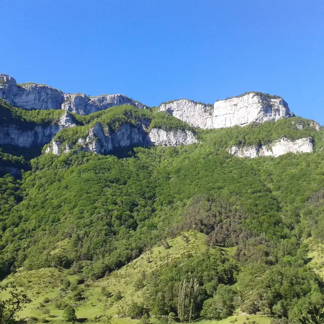 Vue de la route des Goulets