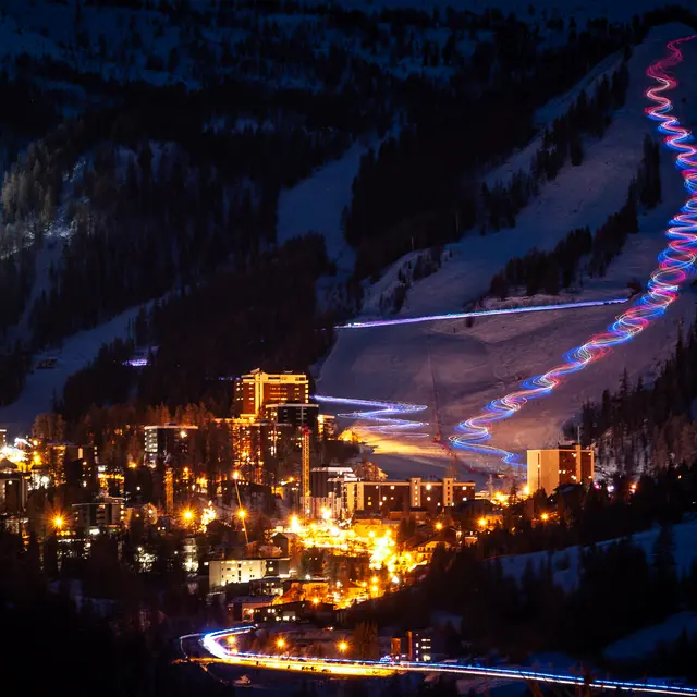 Descente aux flambeaux de l'ESF_Vars