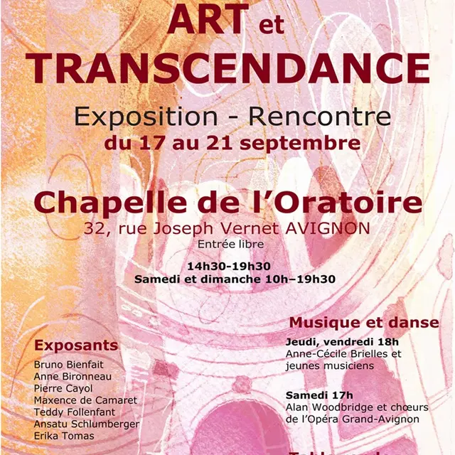 Artistes et Transcendance_Avignon
