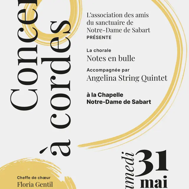 Concert Choeur et Quintette à cordes_Tarascon-sur-Ariège