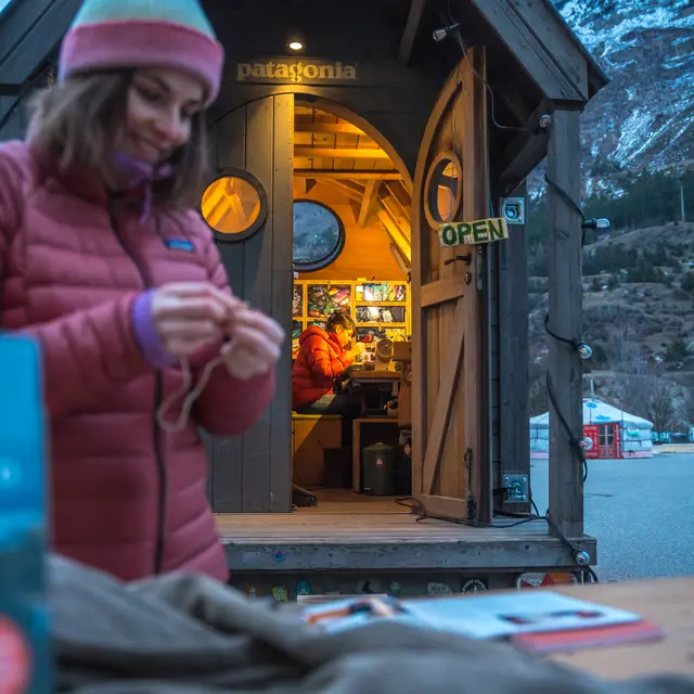 La roulotte à réparer_Val-d'Isère
