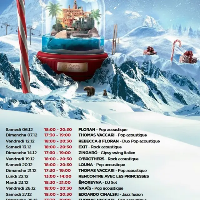 Un Noël à la montagne - Marché de Noël_Menton