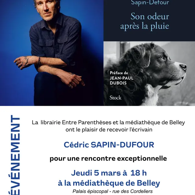 Recontre avec l'écrivain Cédric Sapin-Defour_Belley