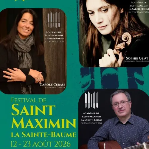 Concert : Carole Cesari, Sophie Gent, Emmanuel Balssa - Récital d'orgue | Festival d'Orgue_Saint-Maximin-la-Sainte-Baume