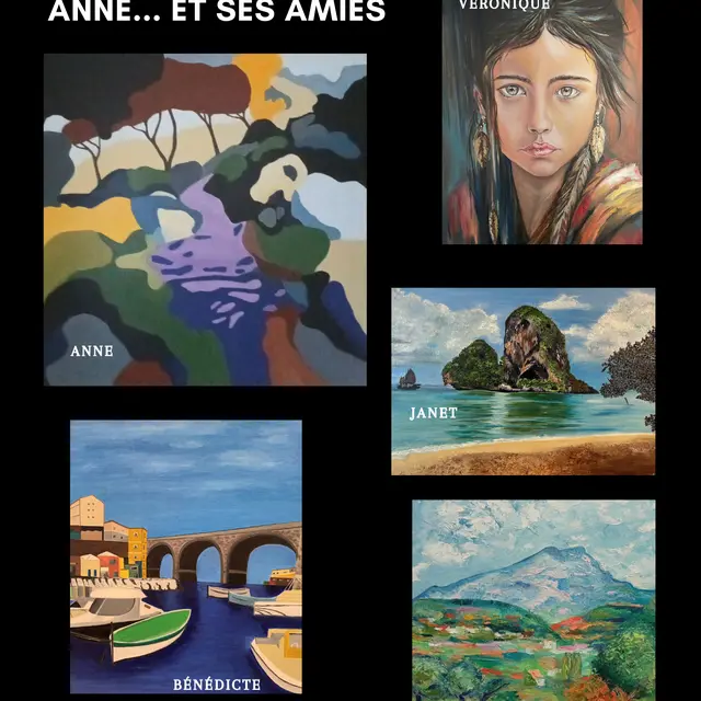 Anne et ses amies exposent_Jouques