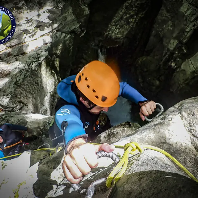 Sortie canyoning dans les gorges de Chailles avec Rand'eau Canyon