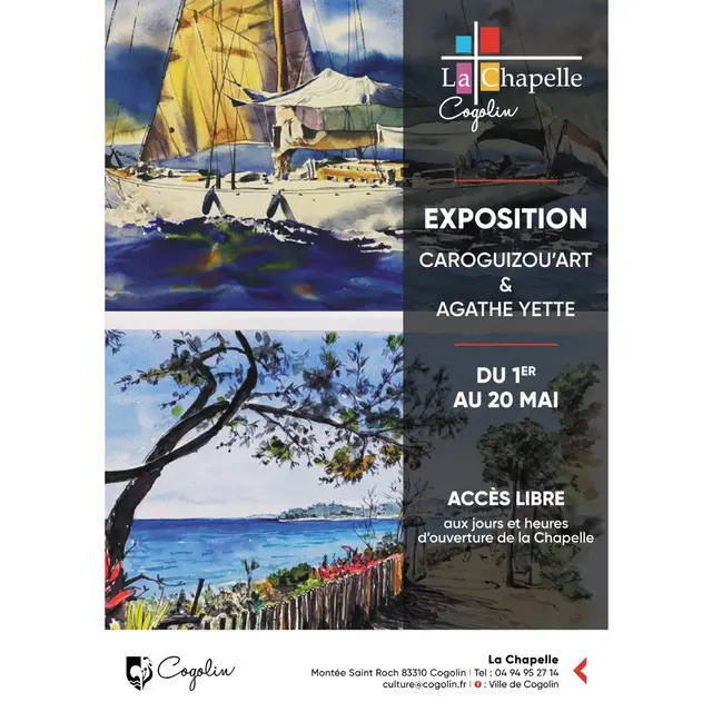 Exposition artistique à la Chapelle_Cogolin