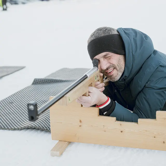 Initiation au biathlon laser