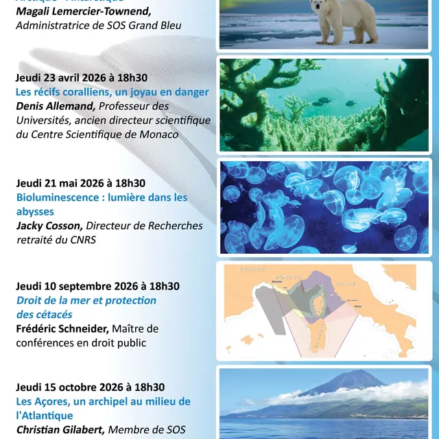 Conférence SOS Grand Bleu - Les récifs coralliens, un joyau en danger_Saint-Jean-Cap-Ferrat