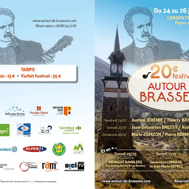 Festival Autour de Brassens_L'Argentière-la-Bessée