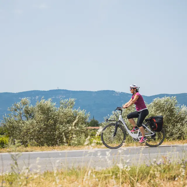 Parcours vélo Luberon n°25 - Lourmarin - Cucuron- Cadenet