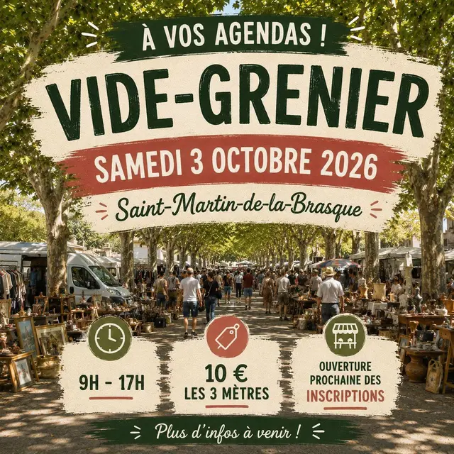 Vide Grenier à St Martin dea la Brasque_Saint-Martin-de-la-Brasque