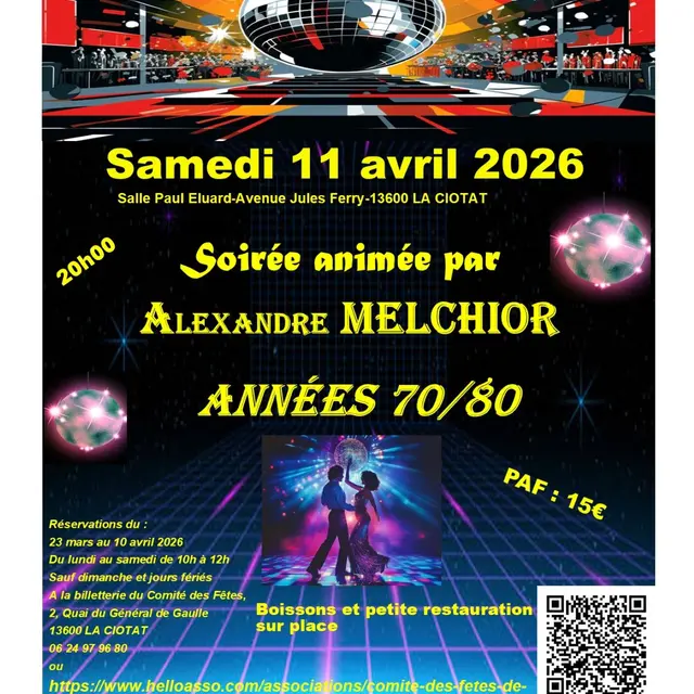 Soirée dansante des années 70/80_La Ciotat