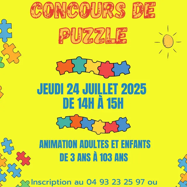Concours de Puzzle à la Médiathèque de Valdeblore_Valdeblore