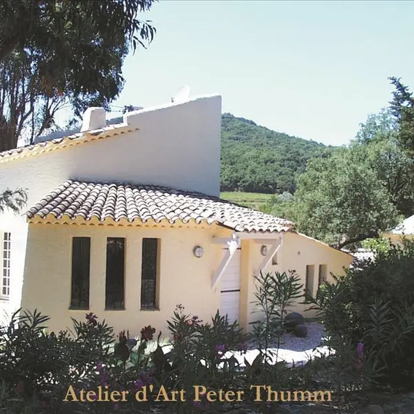 Vue de l'atelier, Grimaud.