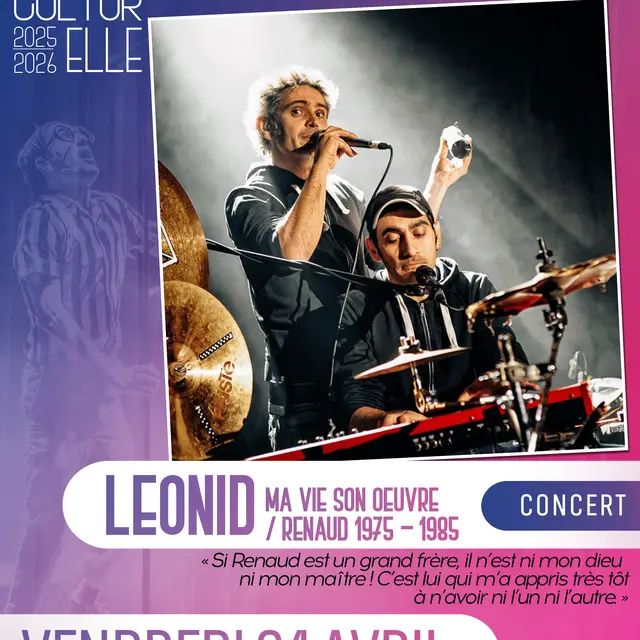 Saison Culturelle SMLP 2025-2026 -Léonid