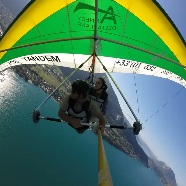 Vol biplace Doussard Annecy Deltaplane