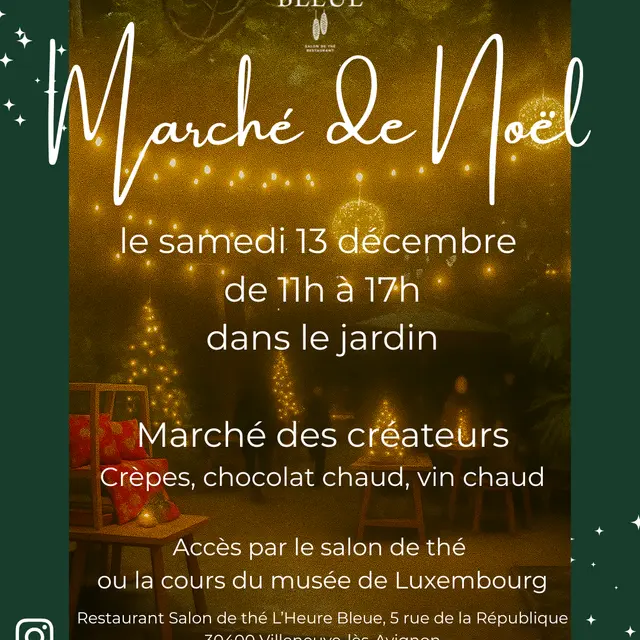 Marché de Noël à L’Heure Bleue_Villeneuve-lez-Avignon