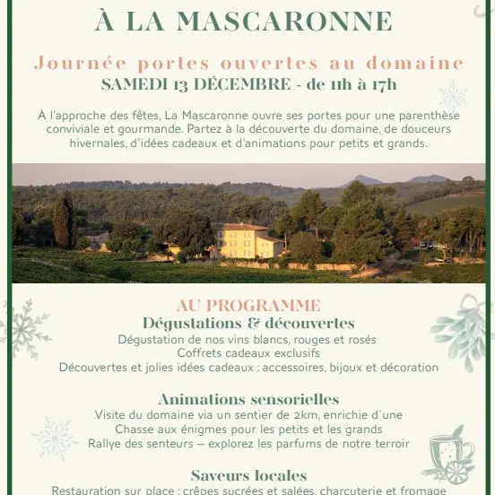 Un avant-goût des fêtes à La Mascaronne_Le Luc