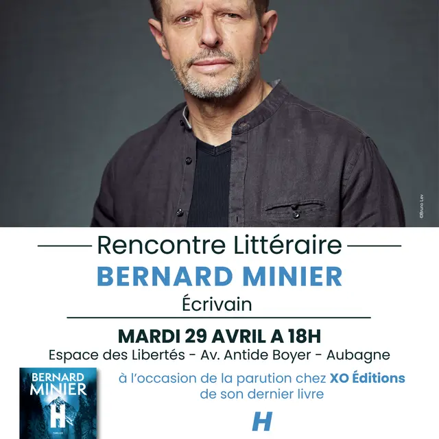 Rencontre littéraire avec Bernard Minier_Aubagne