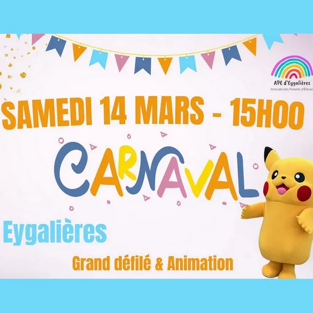 Carnaval à Eygalières 14.03.26