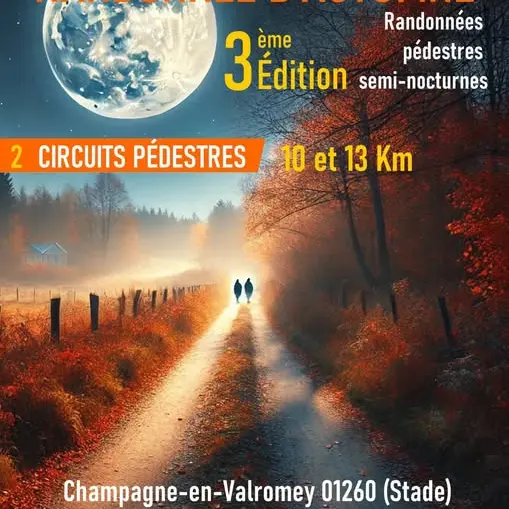 Randonnée d'automne semi-nocturne avec ravito-champêtre_Champagne-en-Valromey