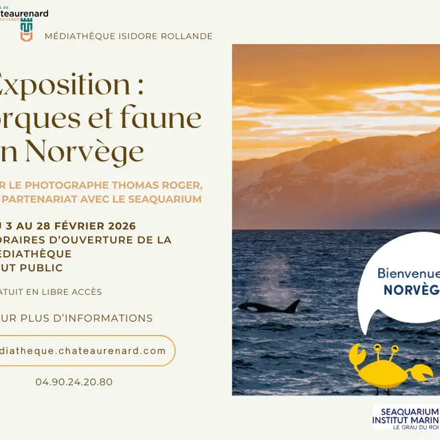 Exposition Orques et faune en Norvège_Châteaurenard