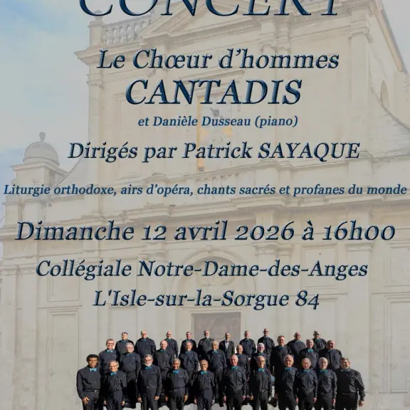 Concert Cantadis_L'Isle-sur-la-Sorgue