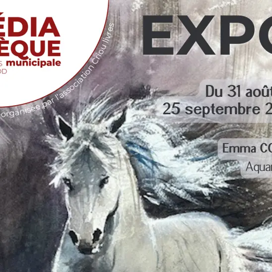 Exposition d'aquarelles d'Emma COWIN_Samoëns
